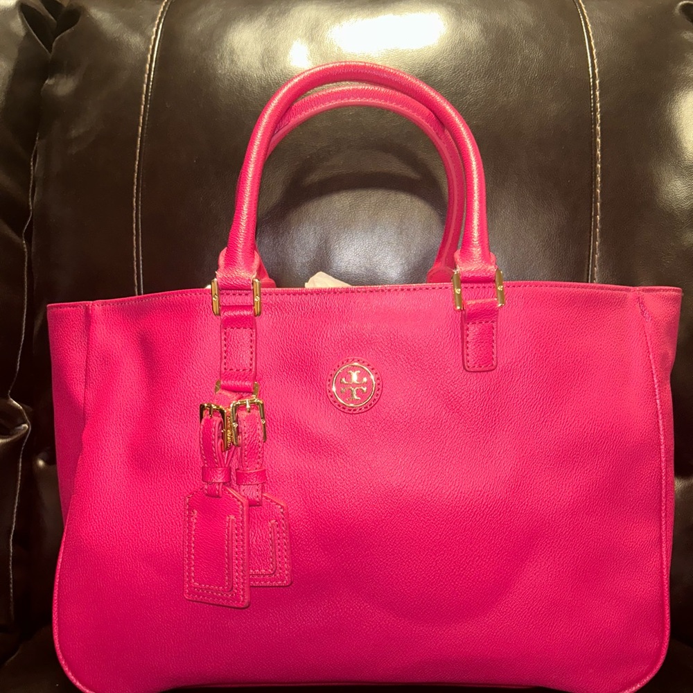 Tory Burch Hot Pink Tote